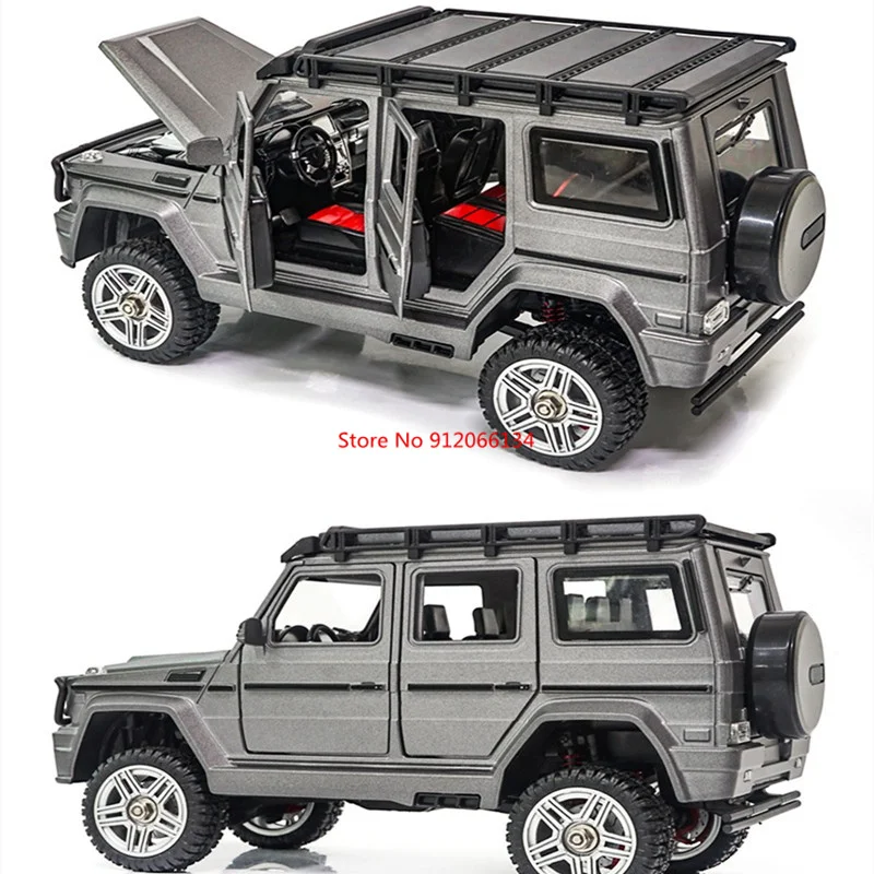 2.4G Alloy Metal RC Crawler Car 20KM/H High Speed Off Load Climbing Vehical Door Openable Truck Car Big Size Toy Kid Boy Gifts