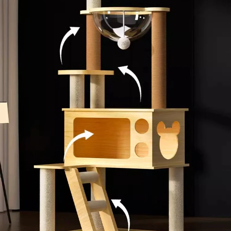 

Shelf Tree Sisal Toys Cat Supplies