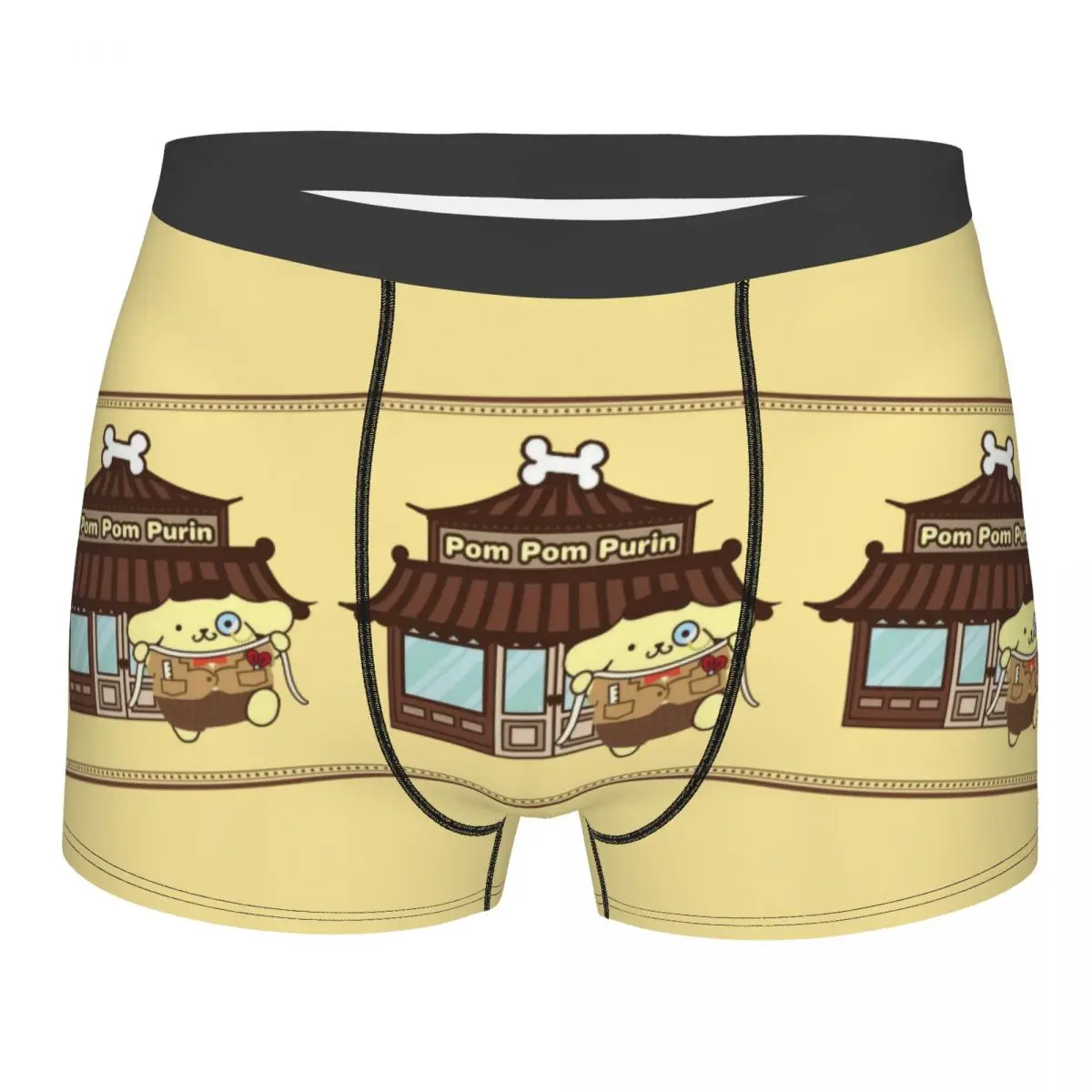 

Custom Novelty Cartoon Anime Pom Pom Purin Boxers Shorts Panties Male Underpants Comfortable Briefs Underwear