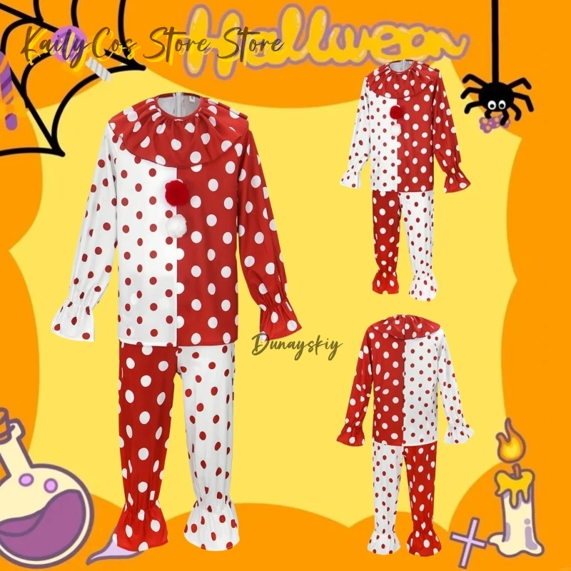 halloween-nouveau-costume-de-cosplay-a-pois-horreur-clown-performance-costume-de-noel-jeu-de-role-costume-de-fete-de-noel-adulte-enfant