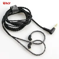 CVJ V2 Upgrade Cable Earphones 4 Cores OFC Detachable Original Standard Cables 0.75mm for Earphones KZ PR2 TRN Hidizs