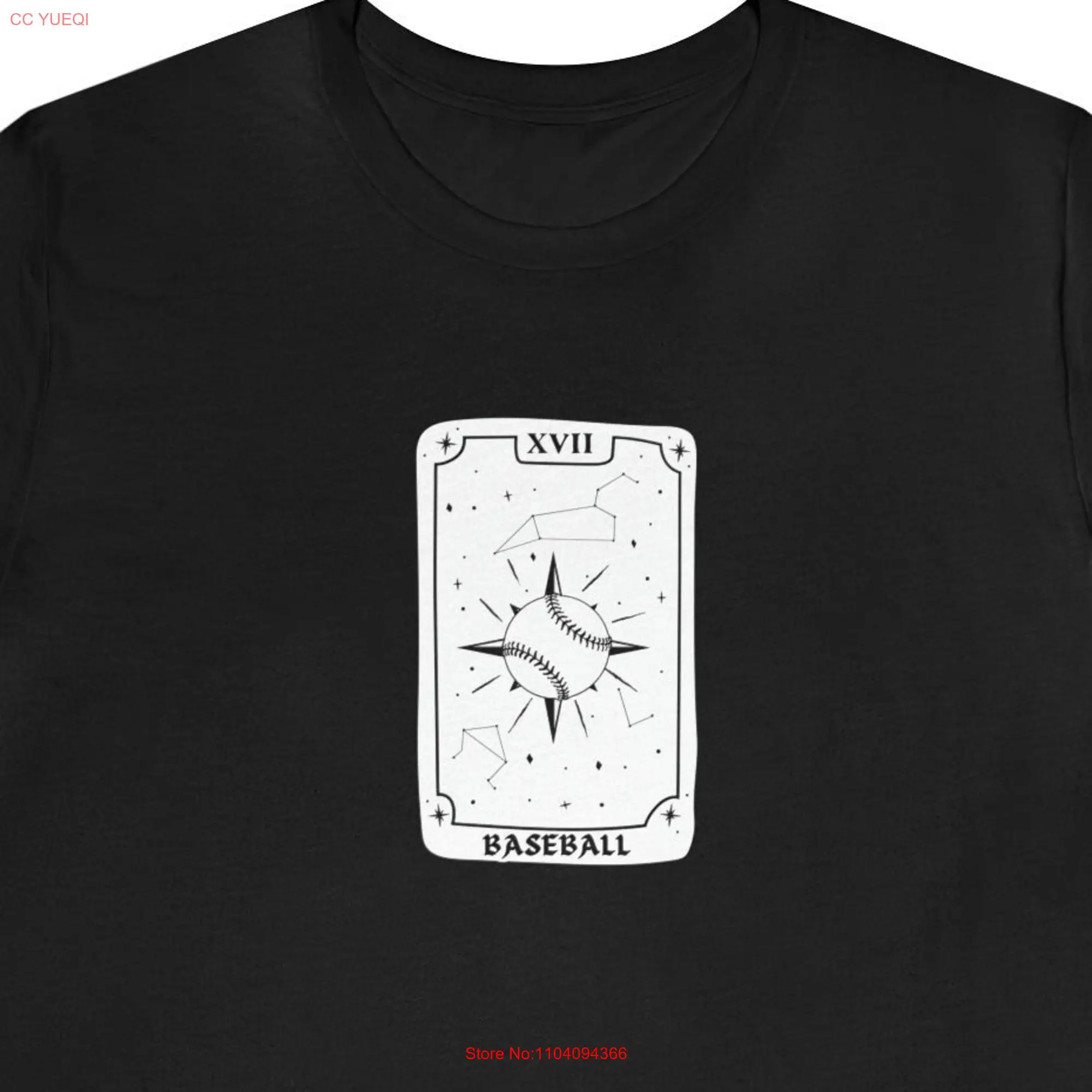 Baseball Tarot t shirt cards sports fortune telling long or short sleeves