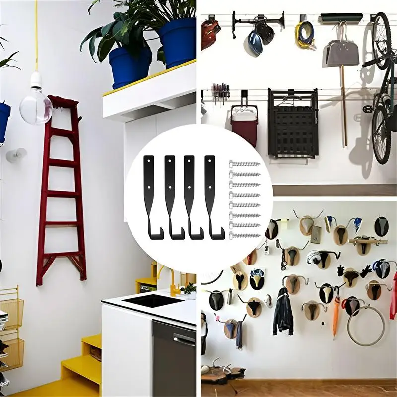 Chainsaw Wall Mount Holder Chainsaw Wall Mount Heavy Duty ประหยัดพื้นที่แนวตั้งโลหะองค์กรสําหรับโรงรถรถบรรทุกรถแทรกเตอร์