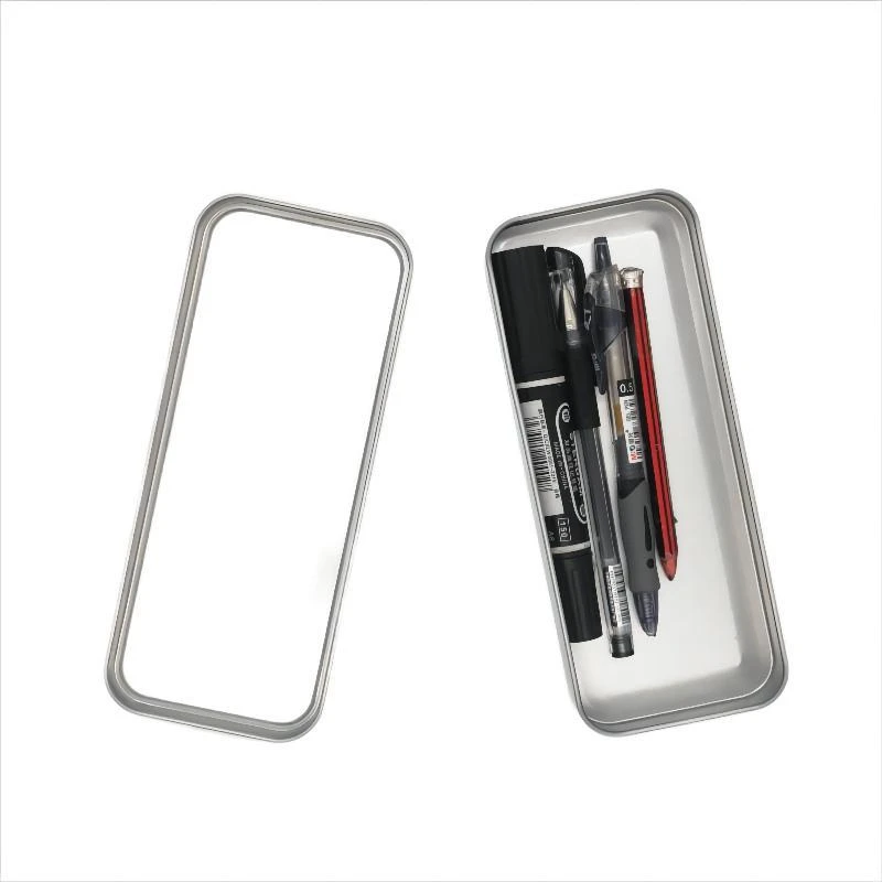 Imagem -04 - Metal Pencil Box para Presentes Faça Você Mesmo Sublimação em Branco Transferência Térmica Impressão Novo 10 Peças Lote