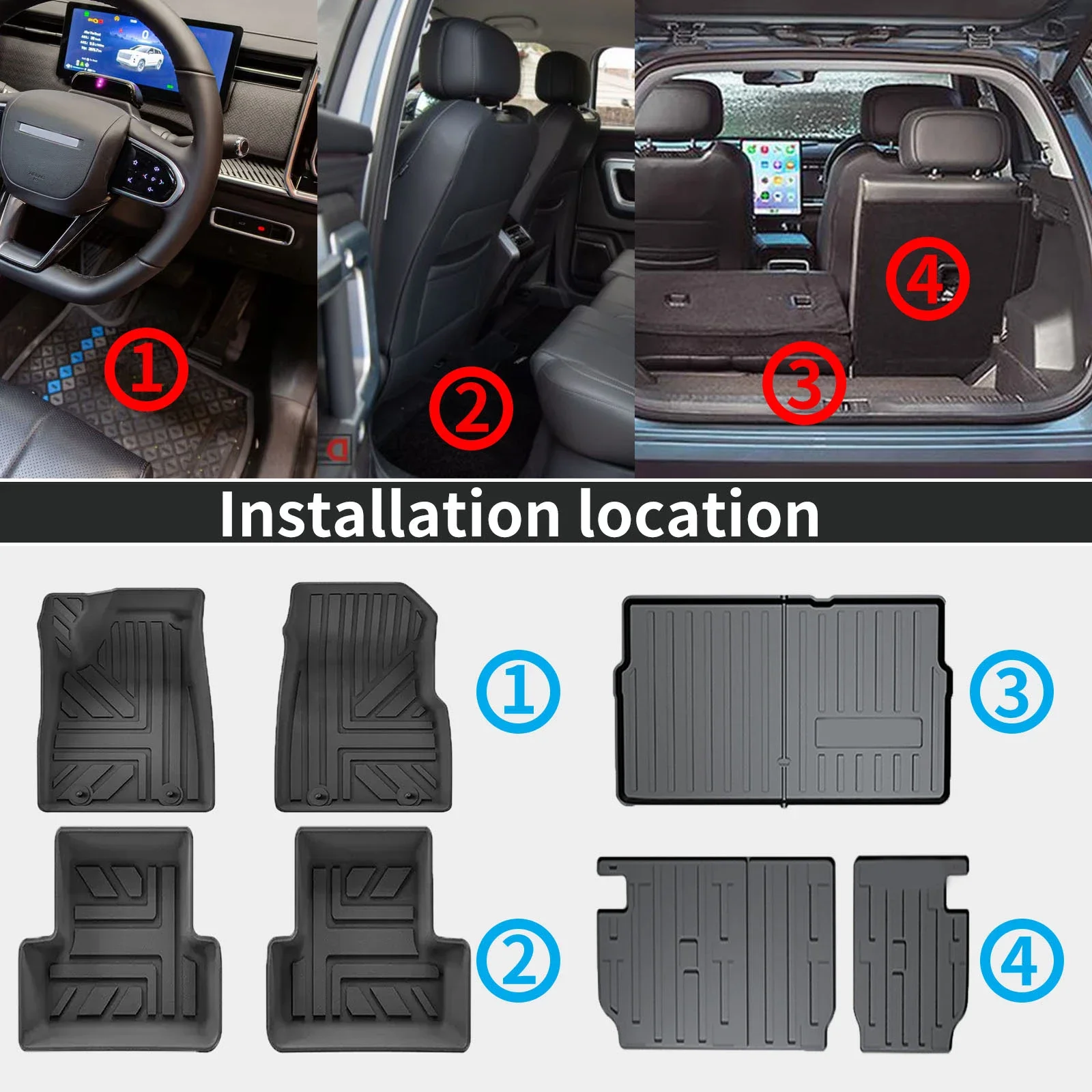 

Водонепроницаемые нескользящие легкоочищаемые автомобильные коврики из TPE для MINI COOPER EV SE J01 2026 2025 2024 2-дверный, аксессуары