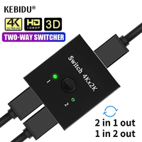 4K HDMI-Compatible Switch Splitter Bi-Direction 1x2/2x1 HDMI-compatible Switcher 2 in1 Out for PS4/3 TV Box Switcher Adapter
