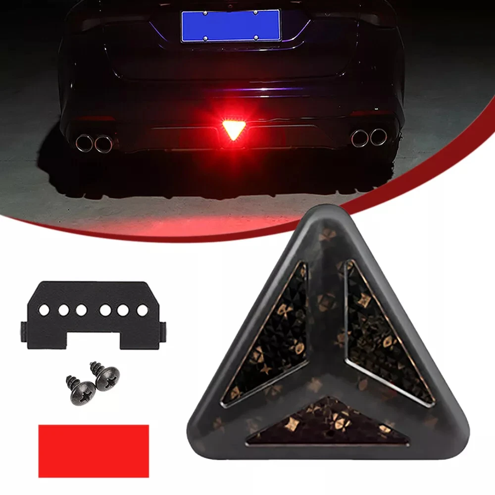 F1 estilo led luzes piloto de freio desportivo luzes traseiras traseiras flash aviso reverso parar lâmpadas sinal segurança para carro suv bba jdm 12v