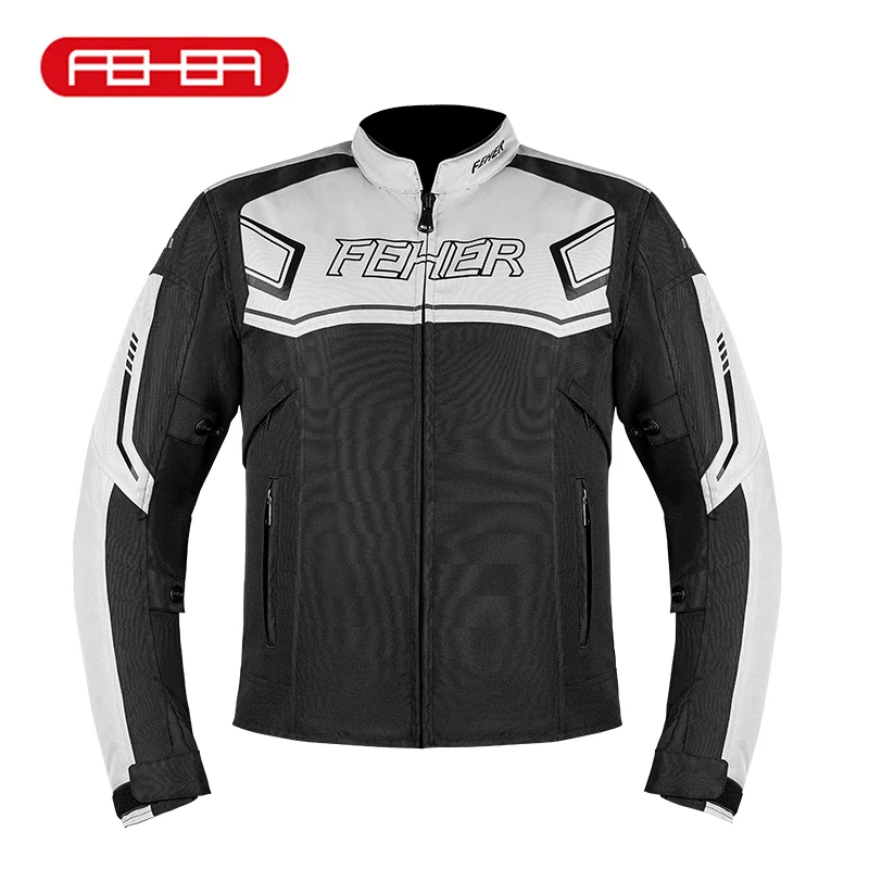 

FEHER Motorcycle Jacket for Men All Seasons Waterproof Wear Resistant Keep Warm High Quality Motorcycle Equipments Riding Jacket