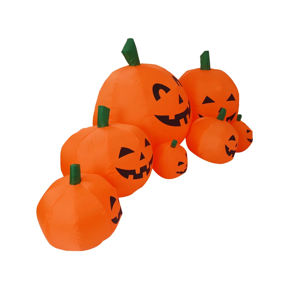 2.3m 7 pcs pumpkin ghost halloween decorationLED gonfiabile Halloween Lights Halloween Pumpkin gonfiabile Ghost Festival