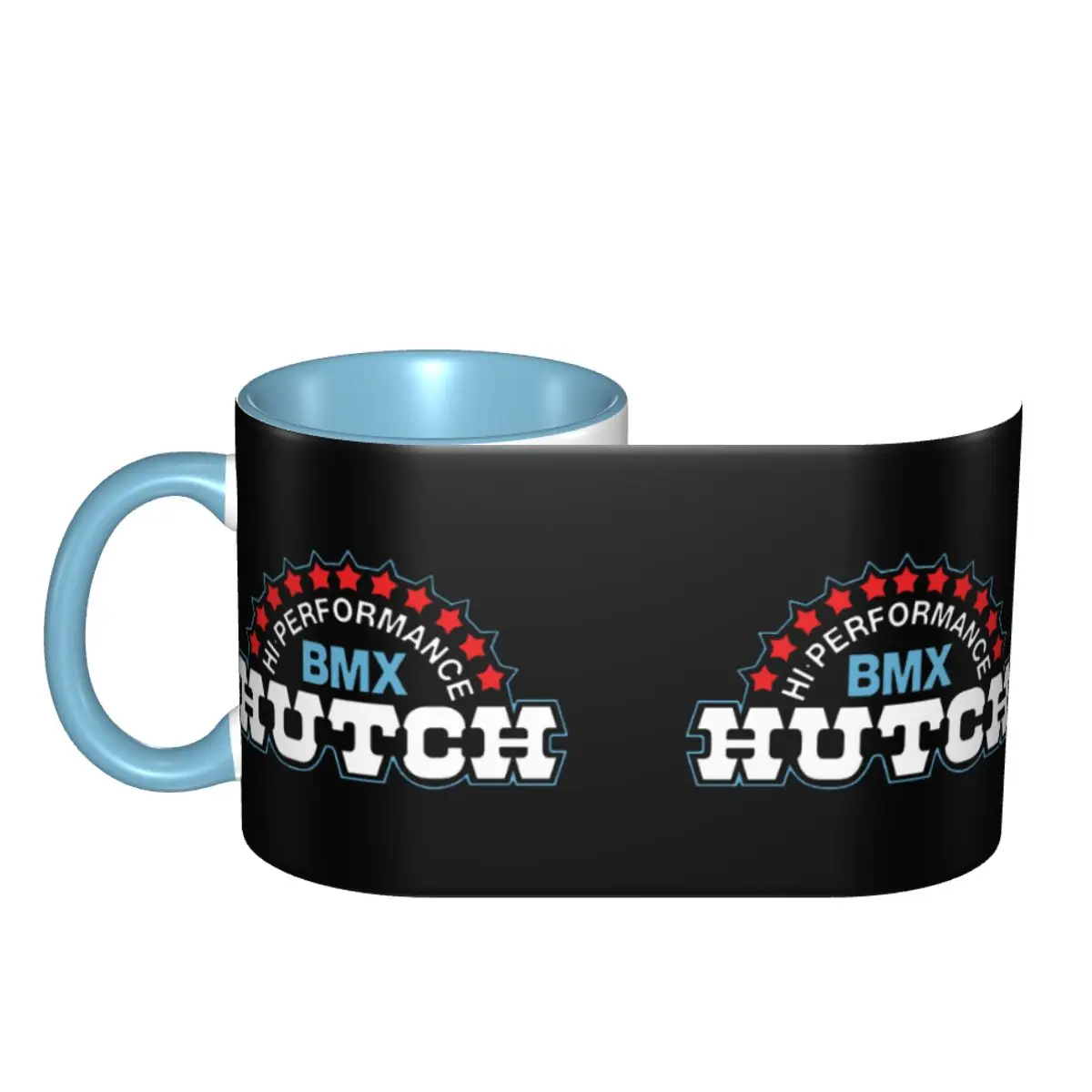 Hutch Hi-Performance BMX Rouge Blanc Bleu Noir Tim Judge Mug Tasses à café amusantes en céramique, tasses à thé, tasses à lait, articles de boisson, cadeaux