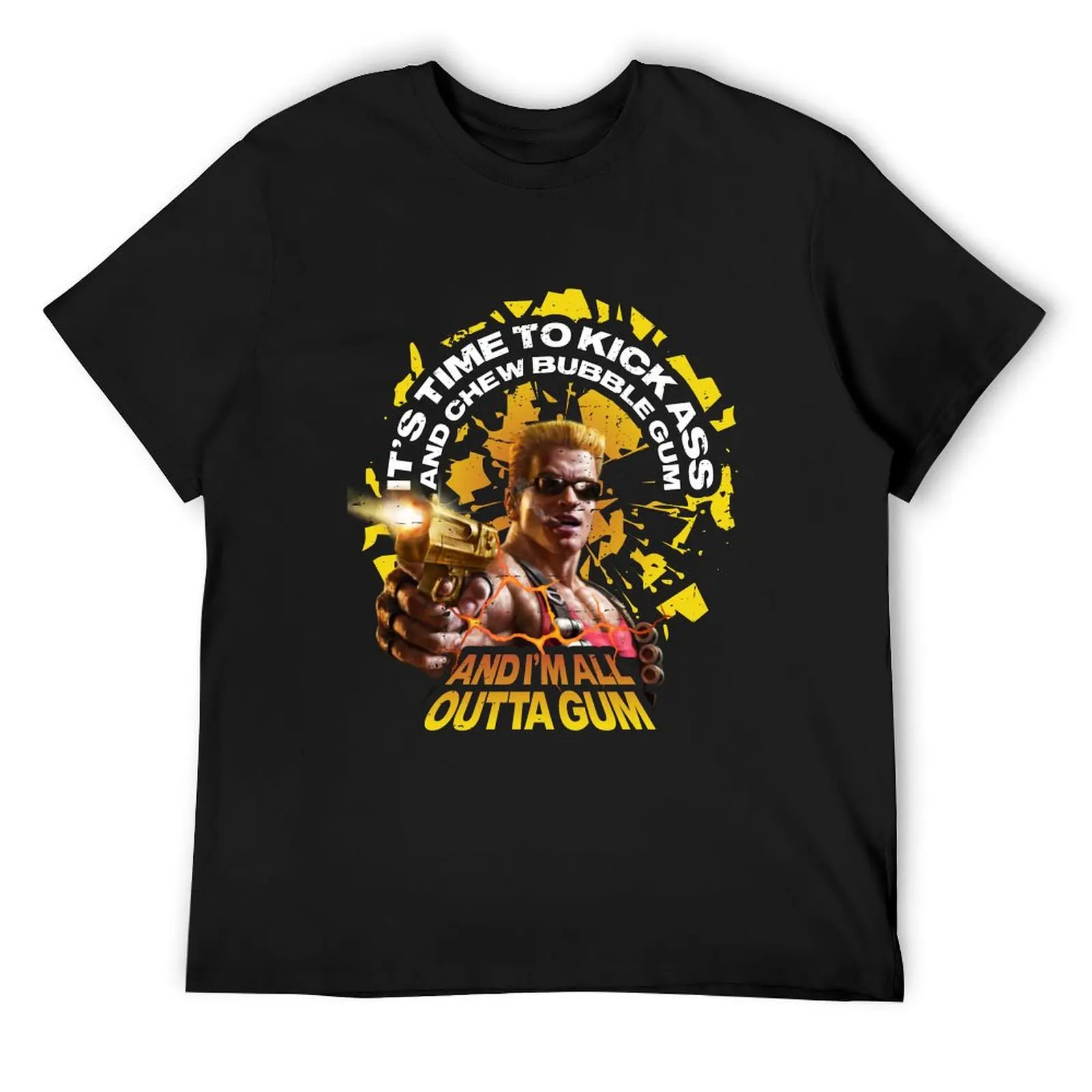 Duke Nukem - It's Time To Kick Ass T-Shirt oversize t-shirts man oversized t shirt men tshirt