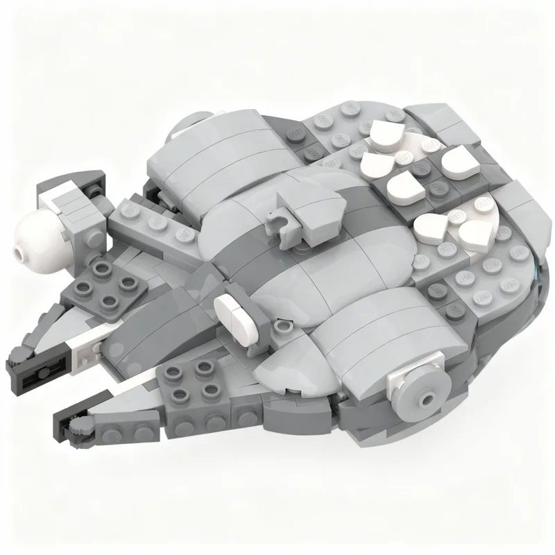 

NEW 301PCS MOC Space Battle Falcon Model Premium Display Assembly Building Blocks DIY Creative Gift Collectible Decoration Set