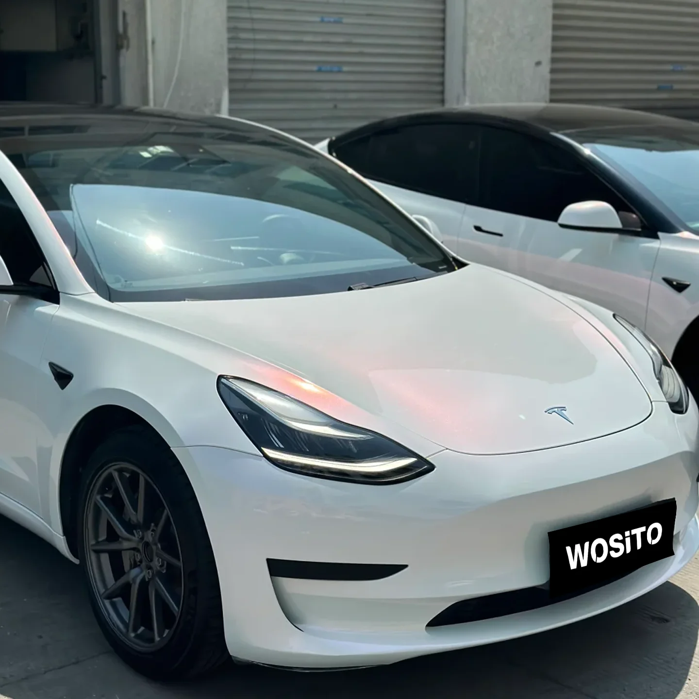 PET Diamond White Mystic Red Car Wrap Film Glossy Color Change Vinyl Bubble-Free Anti-Scratch for Automotive Factory Direct Supp view 2