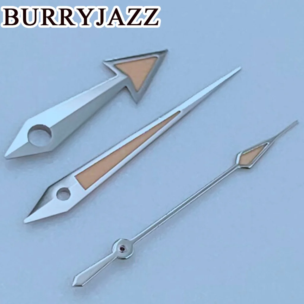 يد مضيئة من Burryjazz ، أيدي برتقالية فضّية ، أخضر ، NH35 ، NH36 ، NH38 ، 7S26 ، 7S36 ، 4R35 ، 4R36