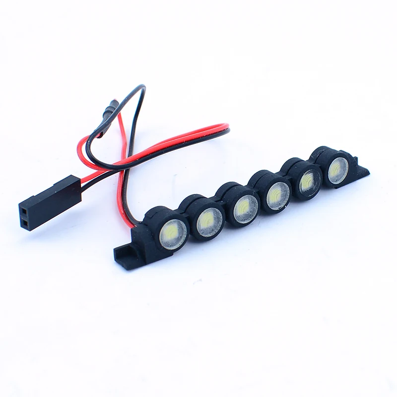 TRX4M The Roof LED Round Light Simulation 5V Lamp Accessories for 1/18 RC Crawler Car Traxxas TRX4-M Bronco Upgrade Parts