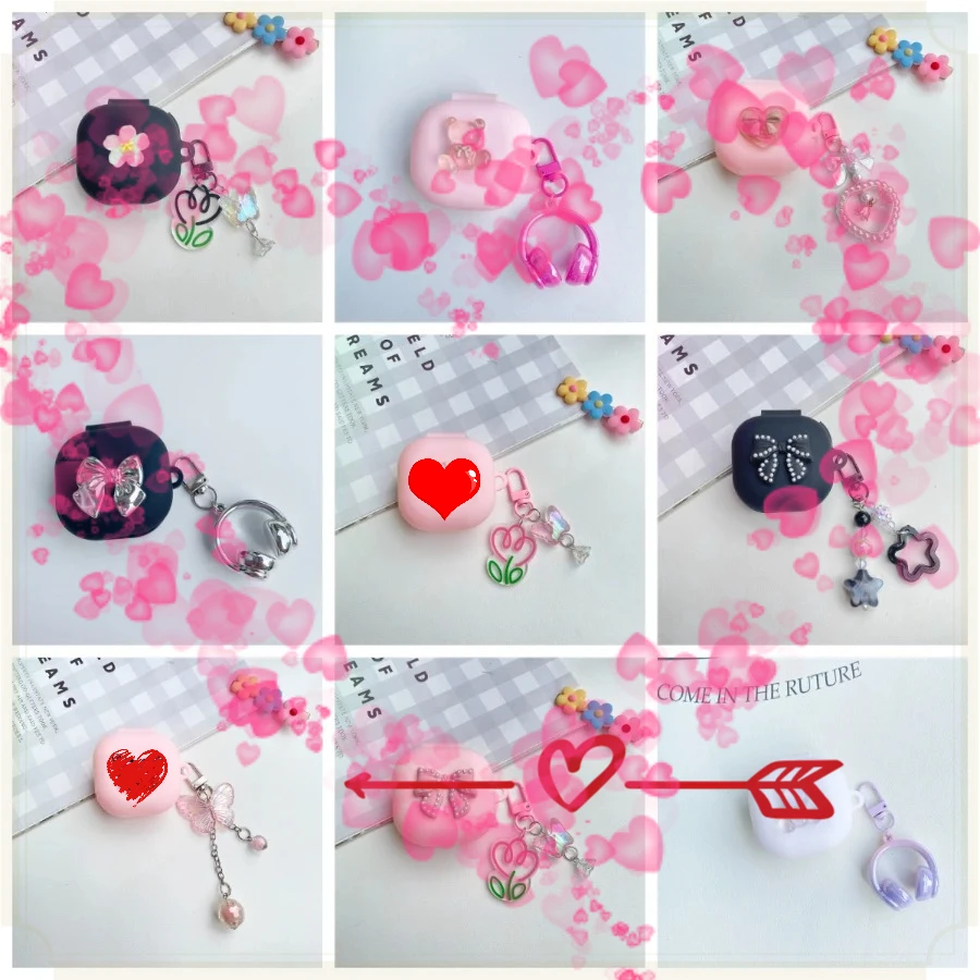 Cartoon case Cartoon Case for Samsung Galaxy Buds4 / 4pro/Buds2PRO/Live/pro/FE/Core Case Silicone Earphone Accessories Cover