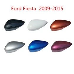 Side Mirror Cover For Ford Fiesta 2009 2010 2011 2012 2013 2014 2015 Rearview Mirror Housing Shell Automotive Accessories