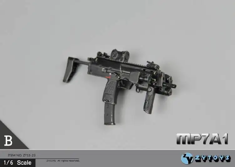 ZYTOYS ZY15-23 1/6 Scale Soldier Military Weapons MP7A1 Submachine