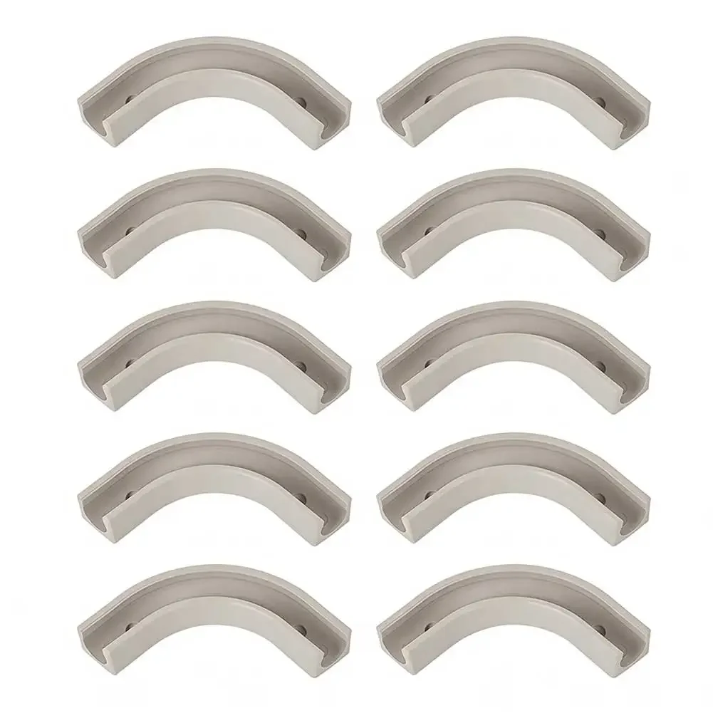 10Pcs PE Corner Bracket For RO Water Purifier Tubing Layout 90 Degree Right Angle Pipe Support For Reverse Osmosis Systems