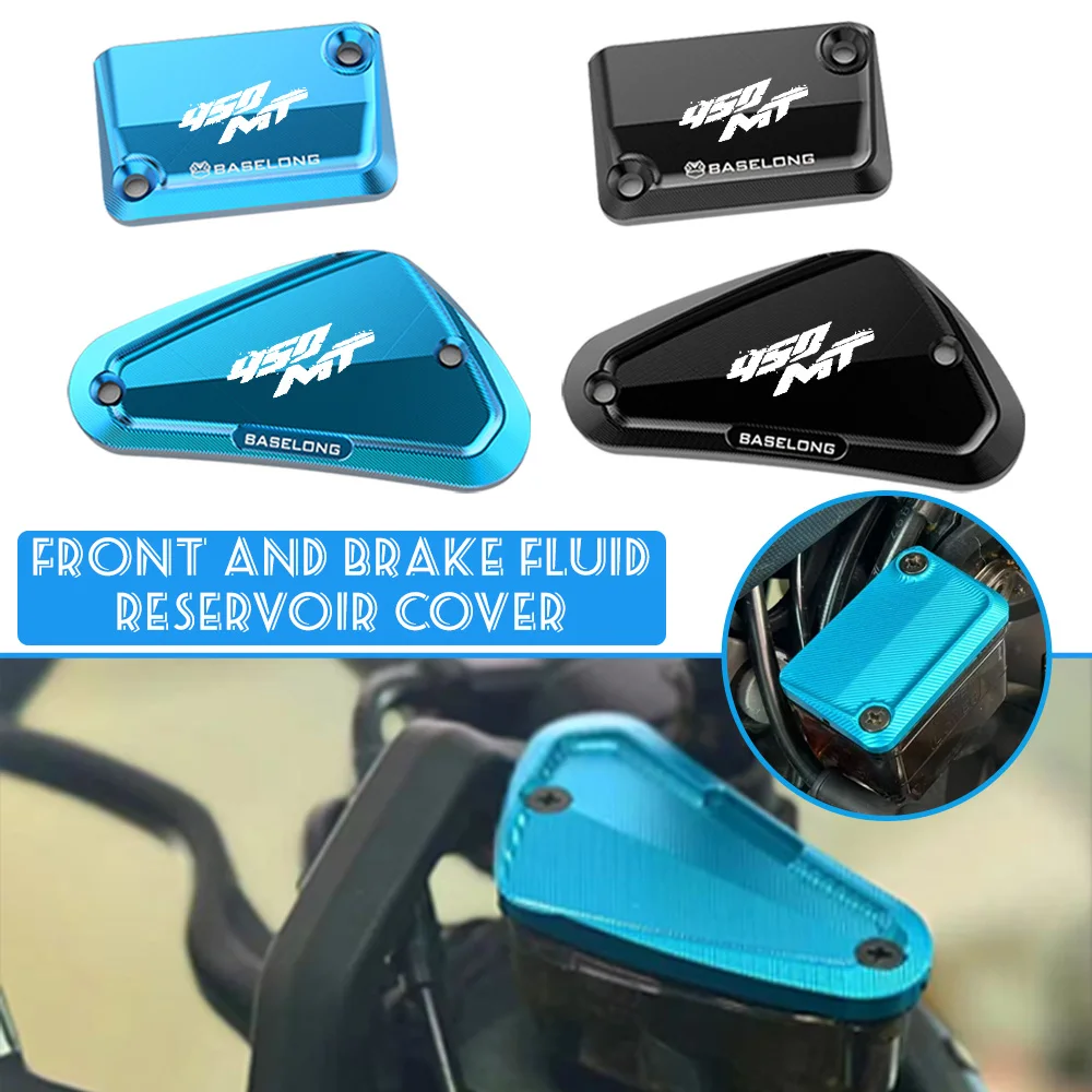 

FOR CFMOTO CF MOTO 450MT IBEX450 450 MT 2023-2025 2024 Motorcycle accessories Front Rear Brake Clutch Fluid Reservoir Cover Caps