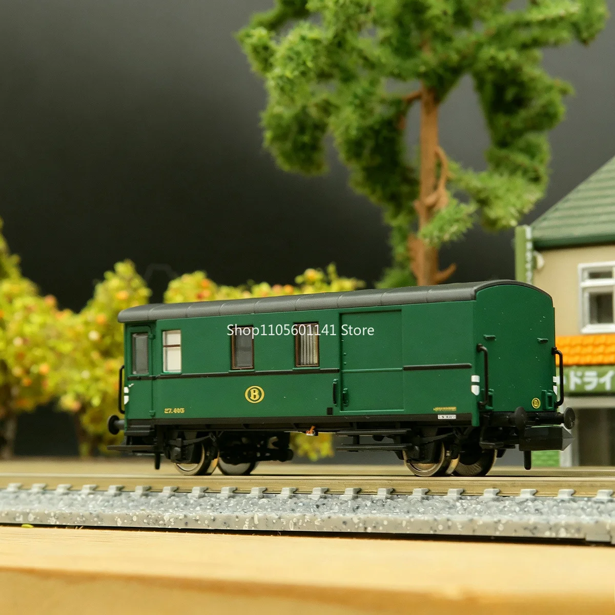 N Scale 1:160 Train Model FLEISCHMANN 830156 Third-generation SNCB Luggage Van Model Train Carriage Toy