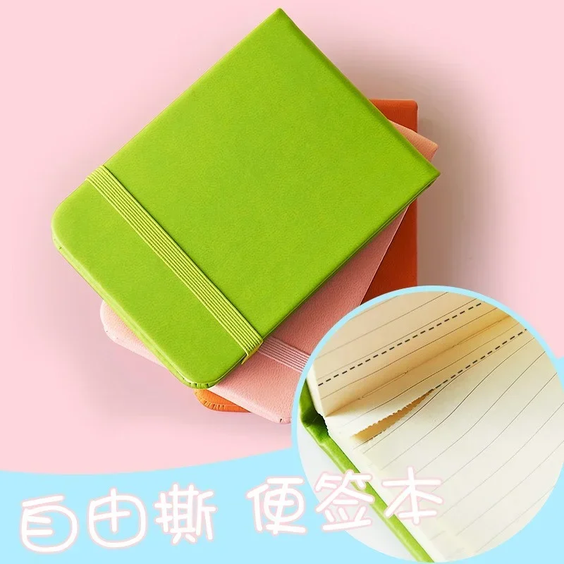 96 Sheets A7 Leather Mini Pocket Notebook Monthly Weekly Daily Planner Fruit Color Journal Agenda Study Work To Do Memo Pads