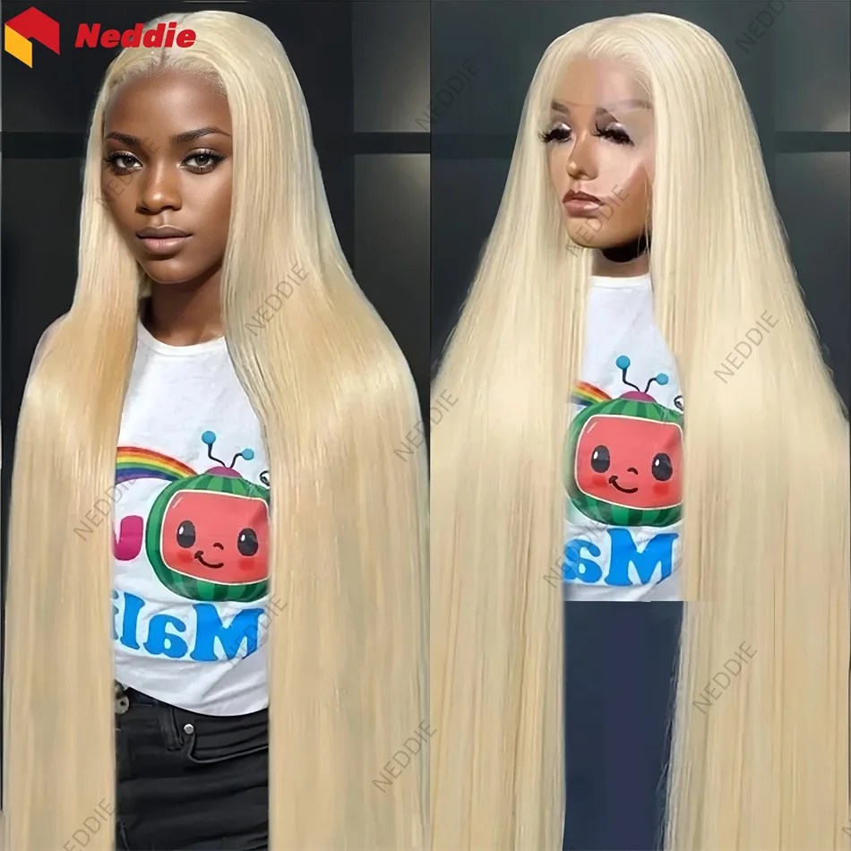 

Choice Brazilian 613 Straight Lace Front Neddie Preplucked Wigs Long Lace Frontal Wig 13x6 100% Human Hair For Women On Sale