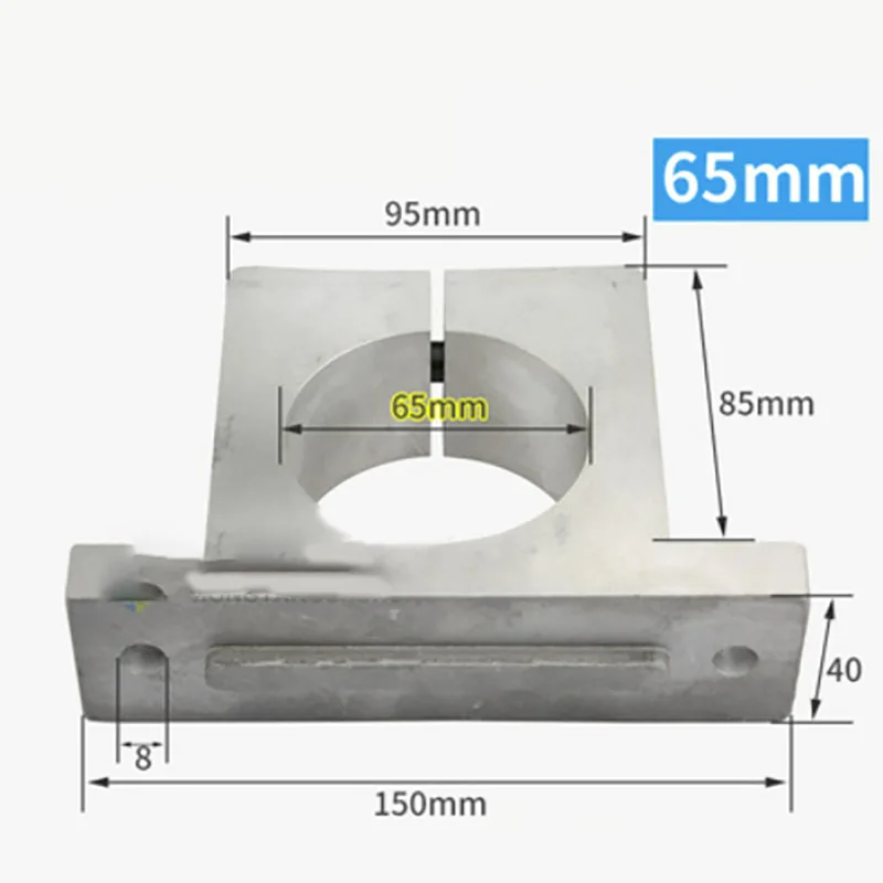 New Spindle Clamp 62mm 65mm 80mm 85mm 100mm 105mm 110mm 120mm 125mm Bracket Fixture CNC Engraving Router Machine Mounting Holder