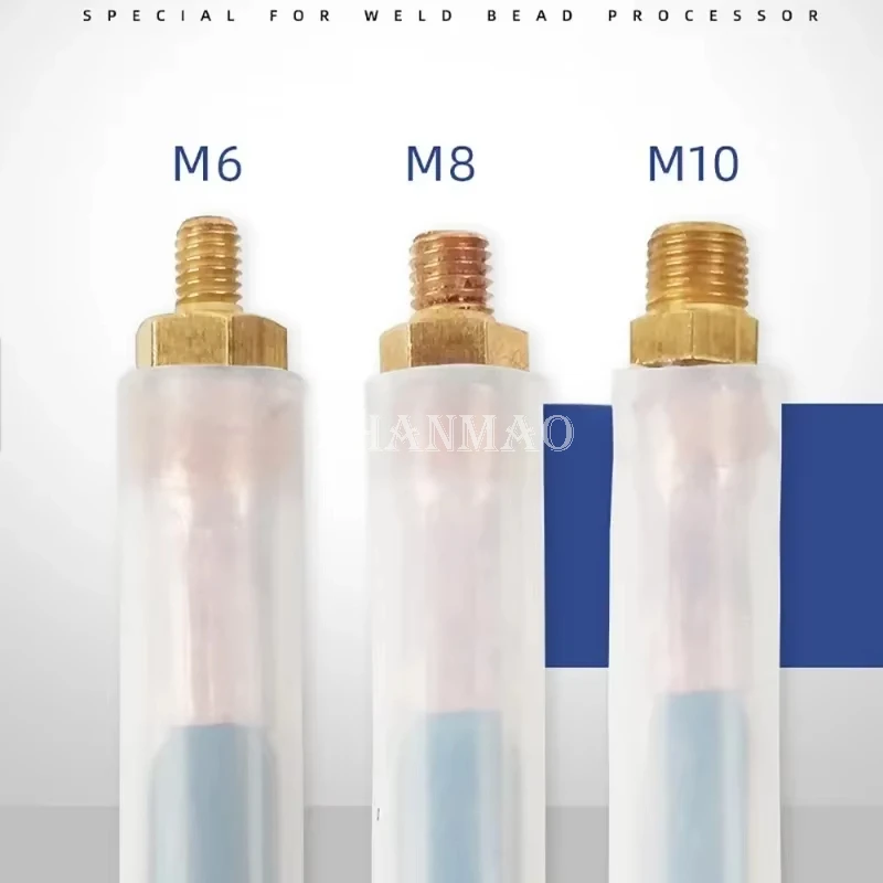 Máquina de procesamiento de cuentas de soldadura, cabezal de cepillo, pistola M6M8 M10 5 piezas