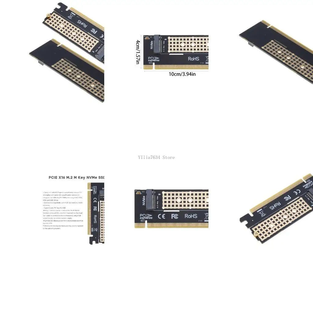 

PCIE для адаптера Хост-контроллер PCI-e X16 для карты расширения SSD Nvme