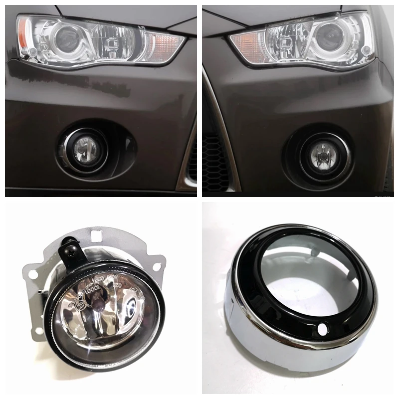 

1pc For Mitsubishi 2010-2012 Outlander EX Front Bumper Fog Light Cover Assembly 8321A290