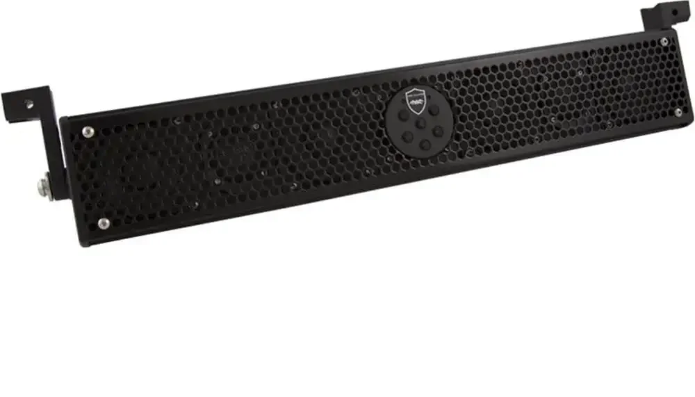 Audio Systems ATV SoundBar 26 Inch IPX6 Rated Weatherproof BT Amplified  4 Inch Speakers Tweeters Easy Installation