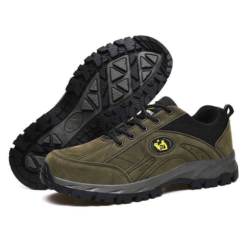 Men Hiking Shoes Spring Women Sneakers New Outdoor Large Size Shoes Leather Mens Outdoor Walking Footwear Female Autumn Sport