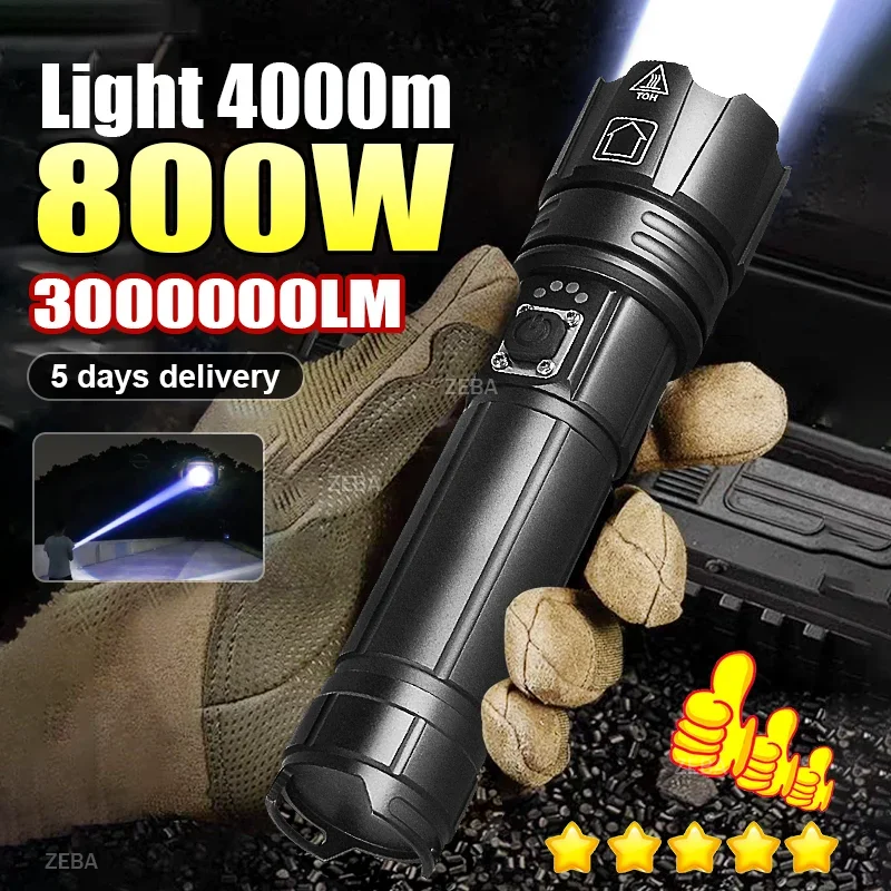 800w-most-powerful-led-flashlight-rechargeable-torch-lighting-4000m-tactical-lantern-ultra-powerful-flashlight-with-usb-charging