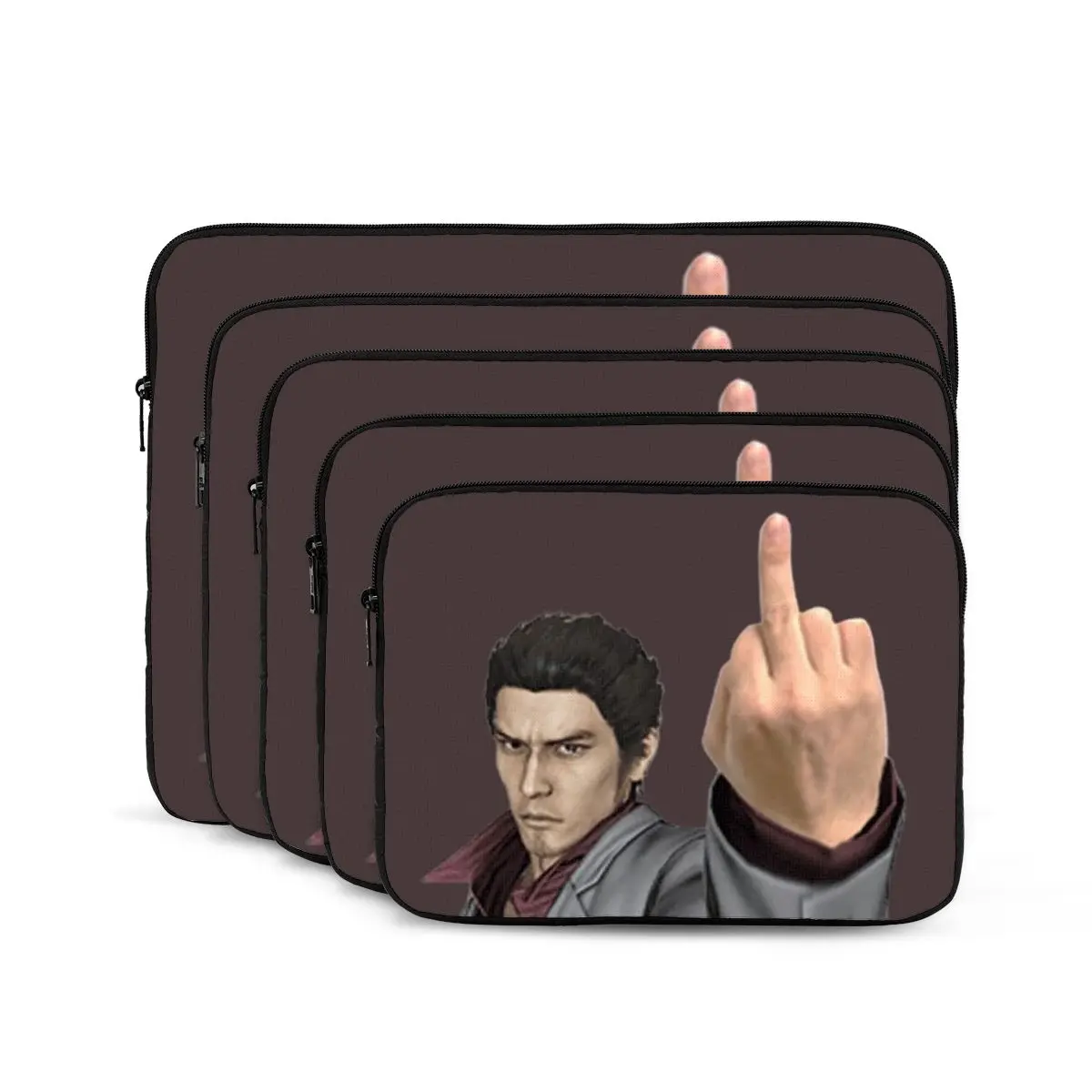 

Kazuma Kiryu, сумка для ноутбука со средним пальцем, чехол для Macbook Air Pro, противоударный чехол для планшета