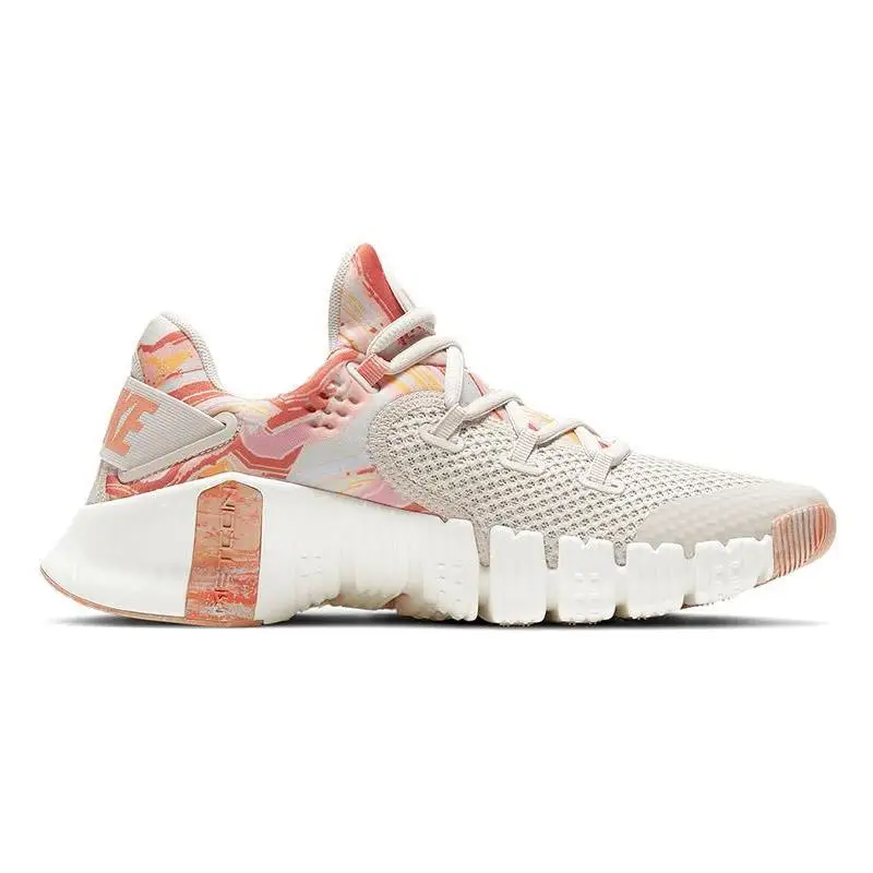 Nike Free Metcon 4 Desert Sand Crimson Bliss Women's Sneakers shoes DJ3075-064 With Original Box