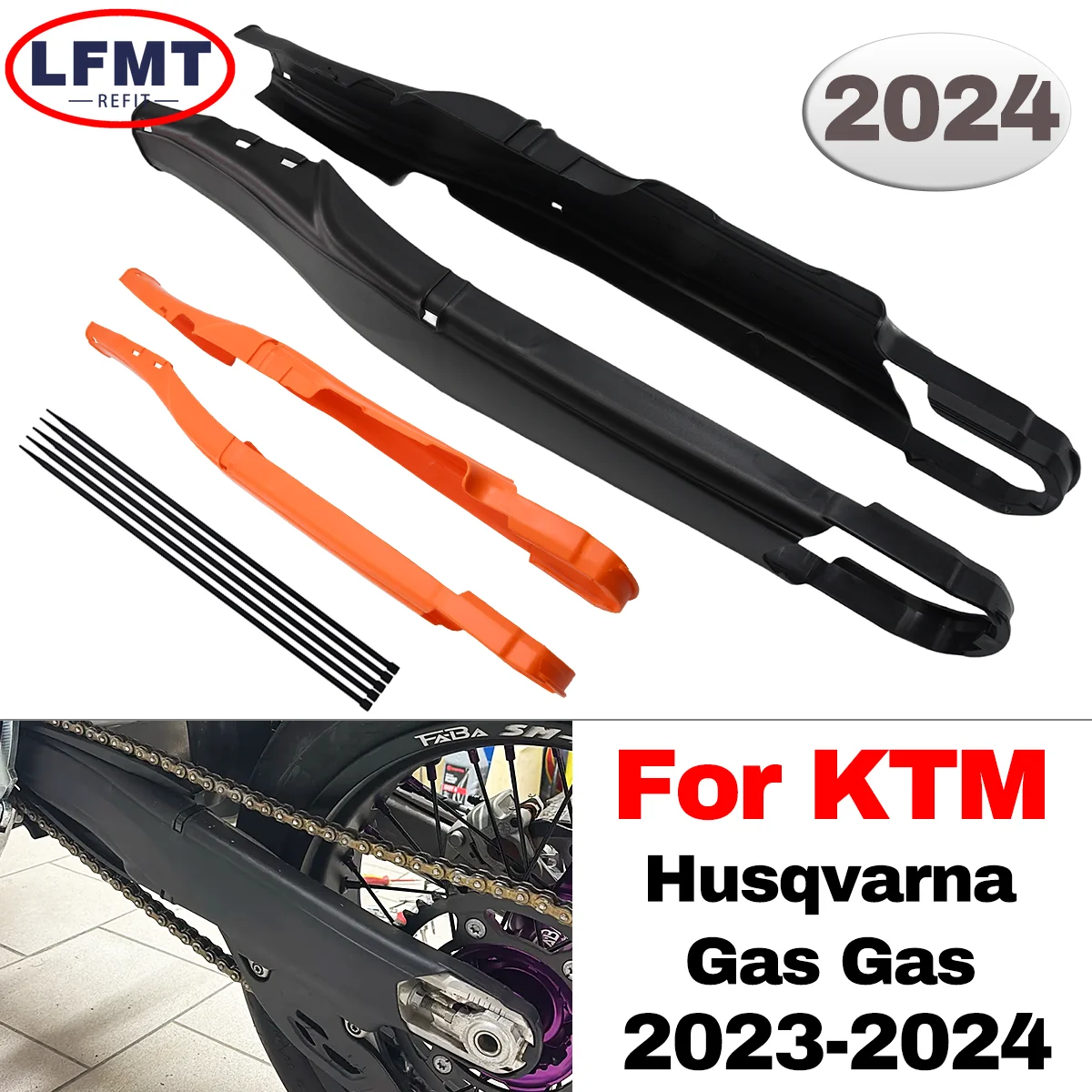 2024 NEW Motorcycle Swingarm Guard Swing Arm Protector Cover For KTM Husqvarna GasGas EXC EXC-F SX SX-F XC XC-F XC-W TPI 125-500