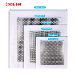 Wall Repair Patch 3pcs/set Aluminum Drywall Repair Self Adhesive Fiber Mesh Drywall Hole Repair Patch Ceiling Patch 4/6/8 inch