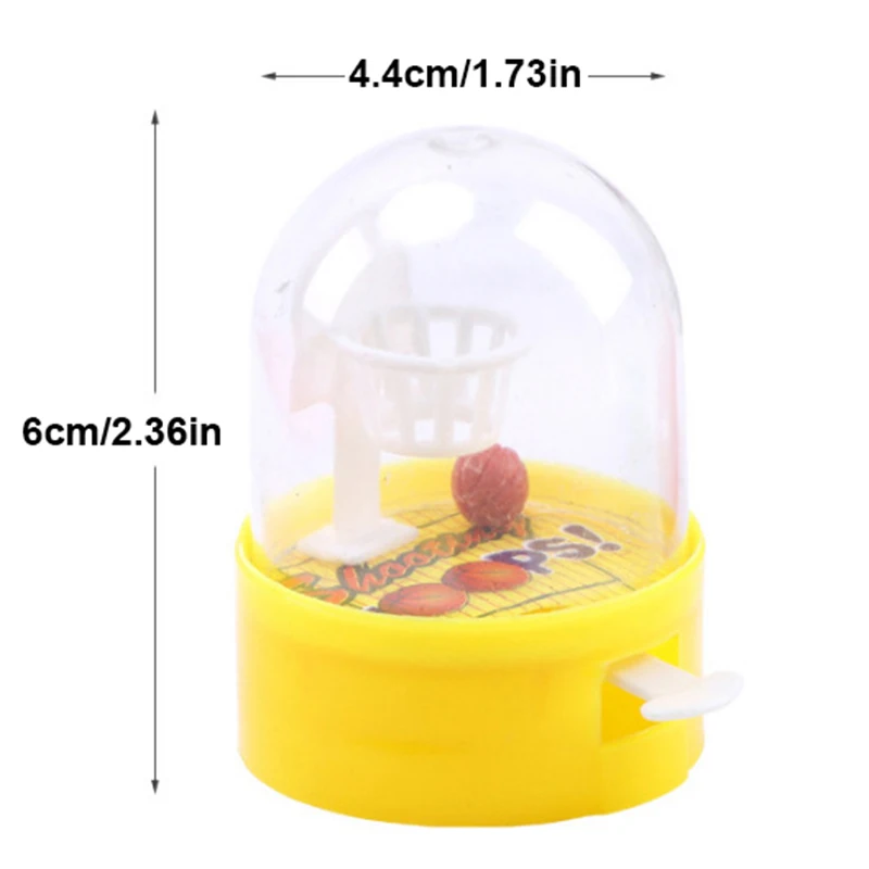 10pcs Mini Finger Shooting Game Toys Desktop Basketball Shooting Machin for Birthday Party Favor School Awards Gifts Fillers