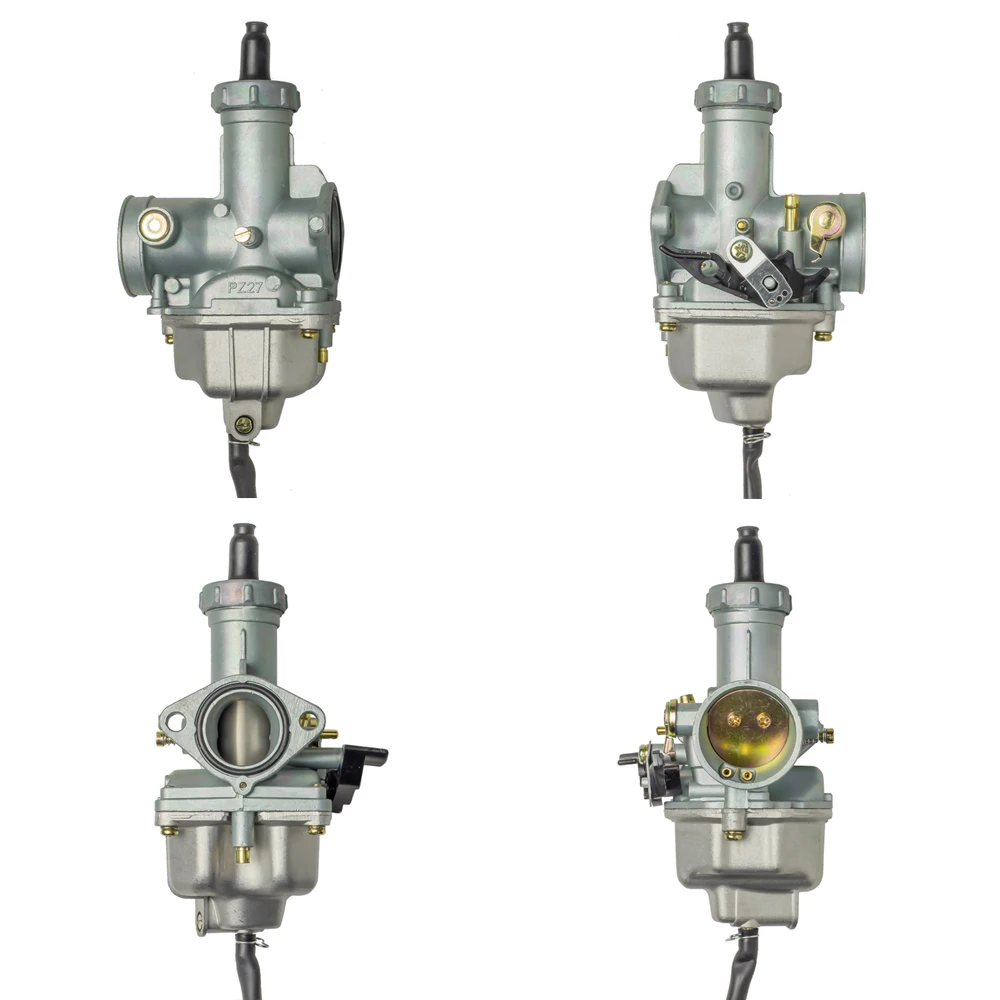 Высококачественный карбюратор для мотоцикла PZ27, дроссель 125, 150, 200, 250, 300 куб.см, квадроцикл, картинг без ручки кабеля