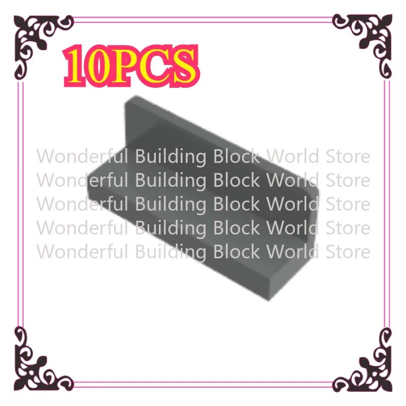 MOC 10 Uds piezas de bloques de construcción 23950 1x3 placa de pared DIY juguete para niños regalo de cumpleaños