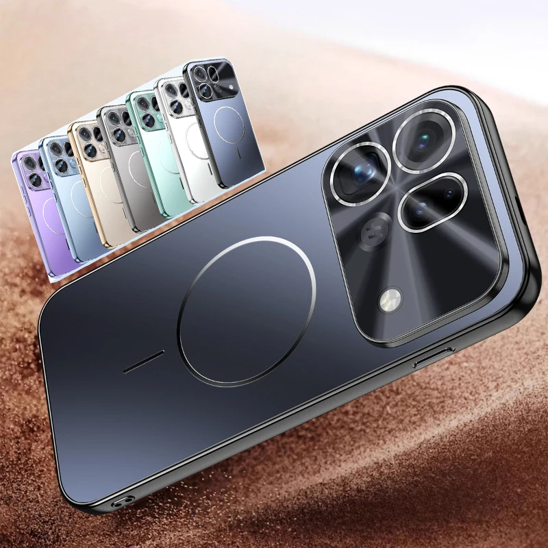 For OPPO Find X9S Pro Metal Lens Protection Wireless Chargin