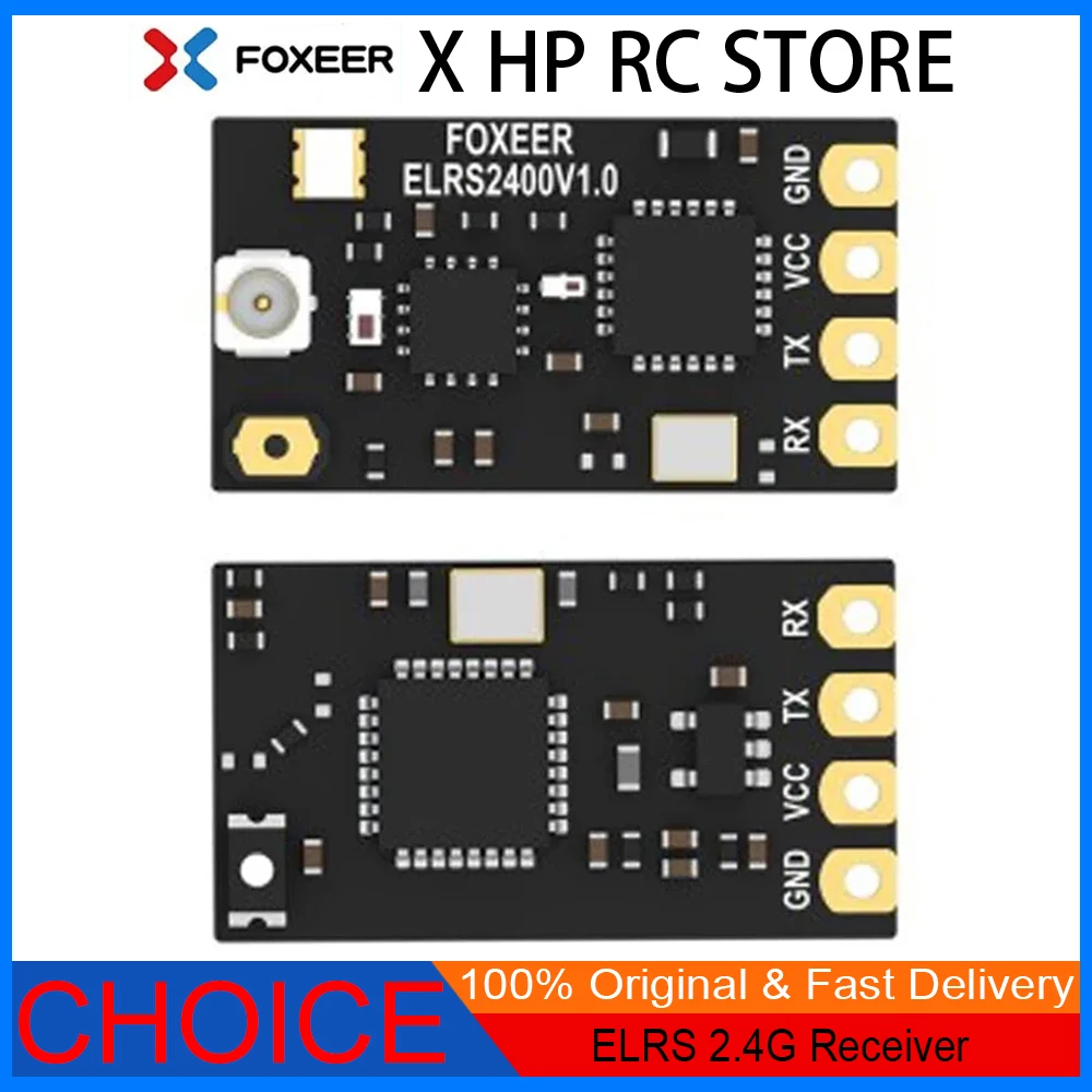 

Приемник Foxeer ELRS 2.4G с антенной PA+LNA T — надежный усилитель сигнала для гоночных дронов FPV
