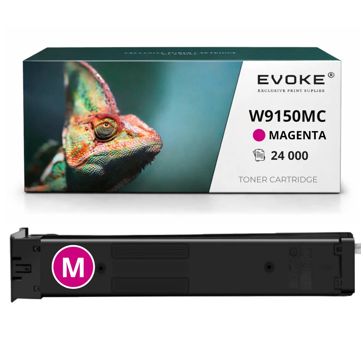 Evoke Compatibele Toner voor Hp W9153Mc W9150M W-9153Mc W-9150M Magenta 24000 Pagina's Colorlaserjetmanaged E78630Z E78635Dn