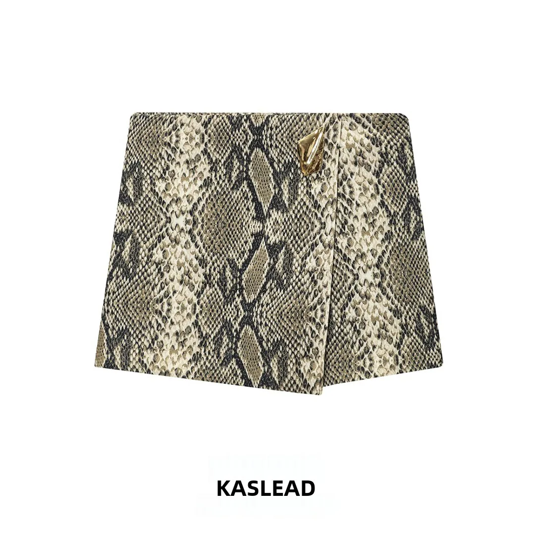 

KASLEAD Faion Street Sle Asymmetric Slim Fit Simple Women's Skirt Pants 97240 Polyester Fiber Ci Commuting