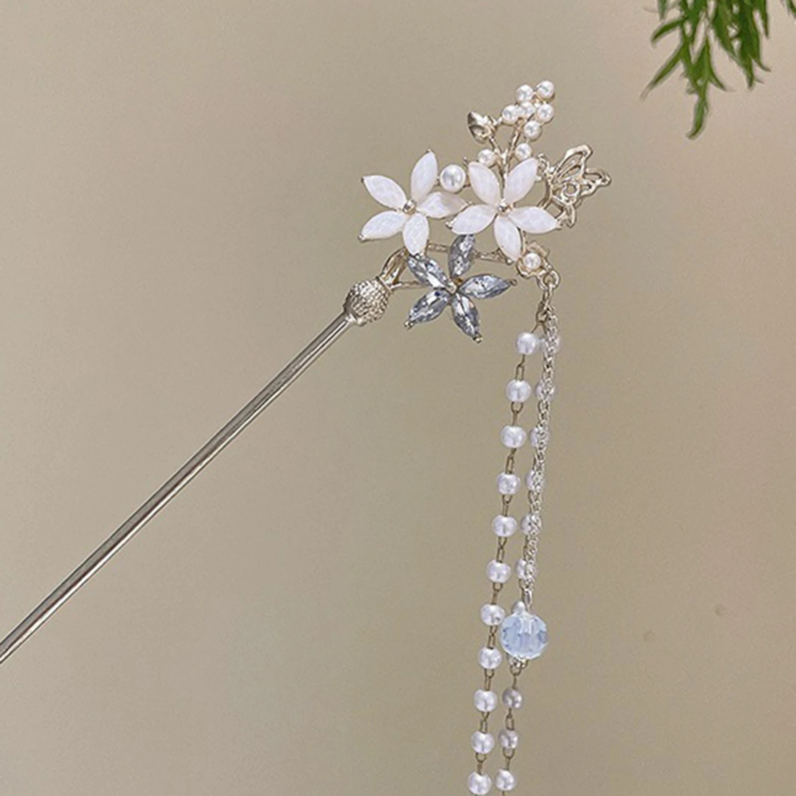 

Chinese Style Hair Sticks Elegant Hair Alloy Headwear Fine Flower Elegant Hair Chopsticks for Hair DIY Accessory Hair Styling