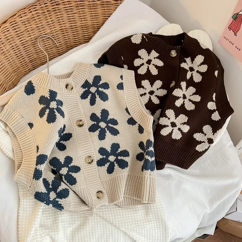 Children Knitted Ve… - image