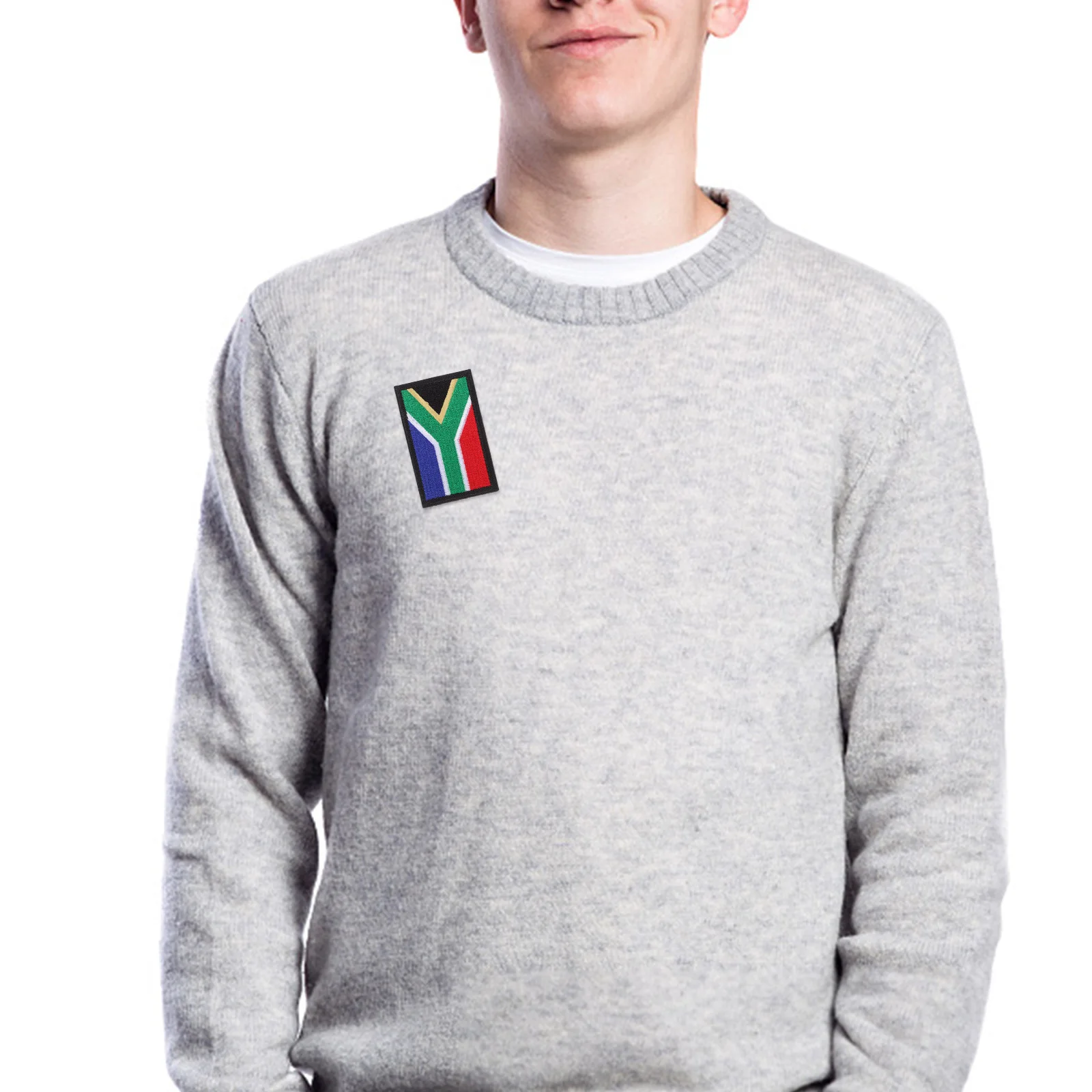 

2Pcs Flag Patch Fabric Arm Badge Decorative Applique Replacing Patch Decor Backpack Clothes Sewing Small Pattern