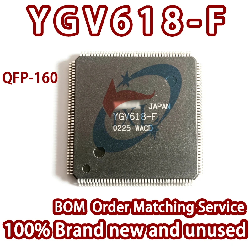 100% Brand New YAMAHA-YGV618 YGV618-F QFP-160 AVDP5 Advanced Video Display Processor Chip IC