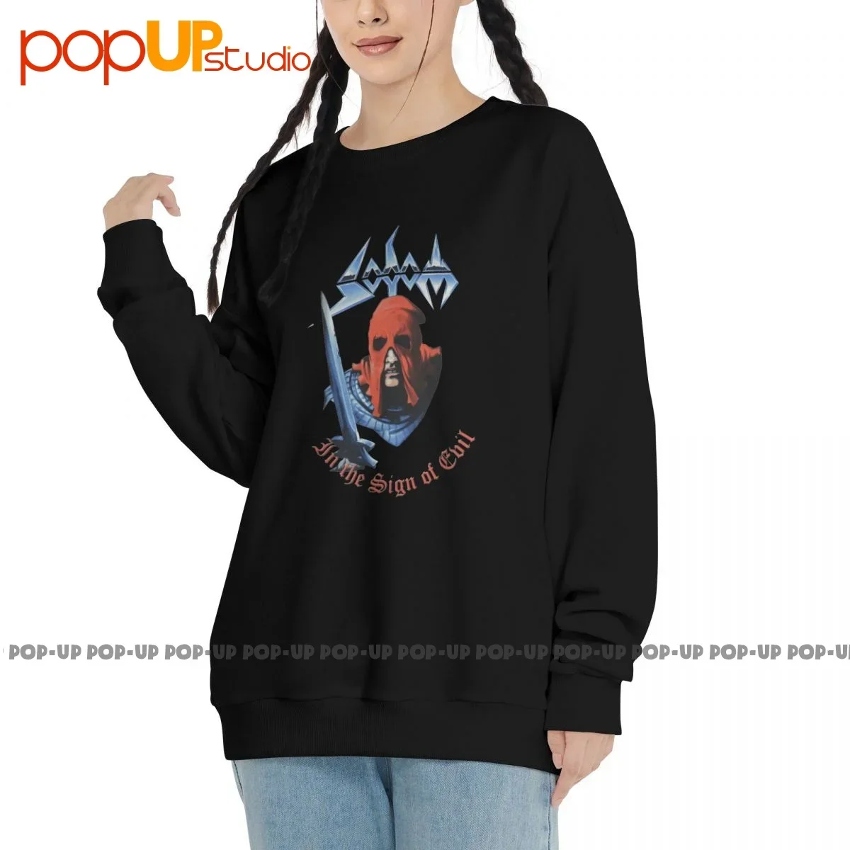 Sodom In The Sign Of Evil Album Cover Band Sweatshirt Pullover Shirts Cool Unique Natural Hot Selling